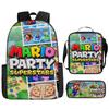 Cartoon Backpack, Primary And Secondary School Students Three-Piece Set, School Bag, Backpack, Shoulder Bag, Pencil Case.