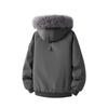 Men's & Women's High-Quality Removable Fur Collar Hooded Cotton Padded Winter Jacket