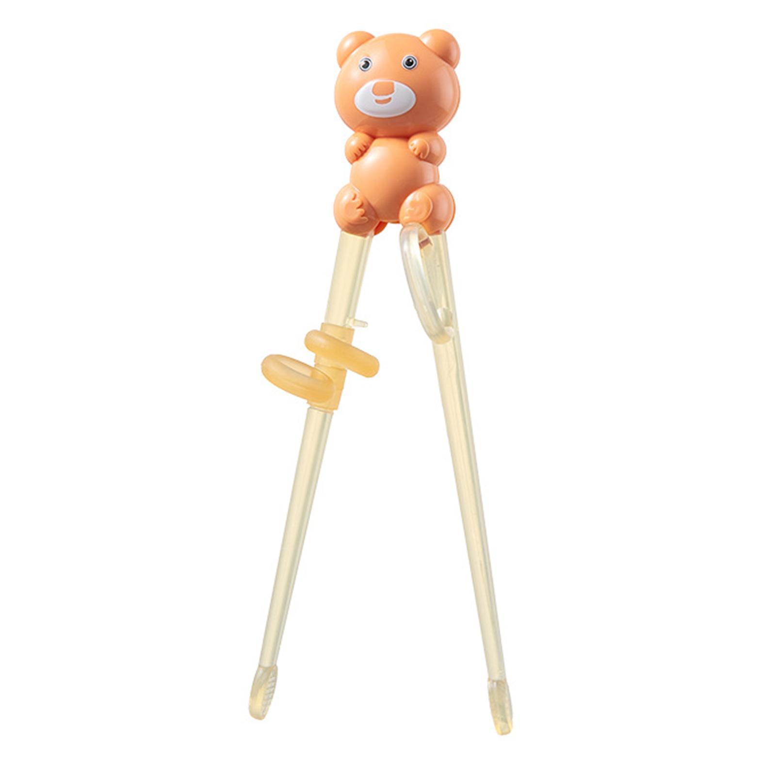 

Детские палочки для еды Детские палочки для еды Дизайн с рисунком медведя для развития навыков во время еды и улучшения координации 5