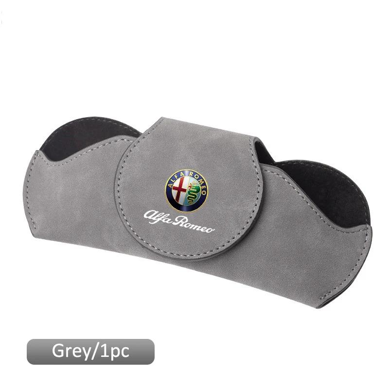 Car Stickers For Alfa Romeo Car Interior Glasses Clip Auto Sun Visor Sunglasses Holder For Alfa Romeo Giulia Stelvio Giulietta 1