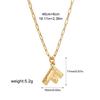Stainless steel bubble English 26 letter necklace pendant personalized three-dimensional collarbone chain with jewelry