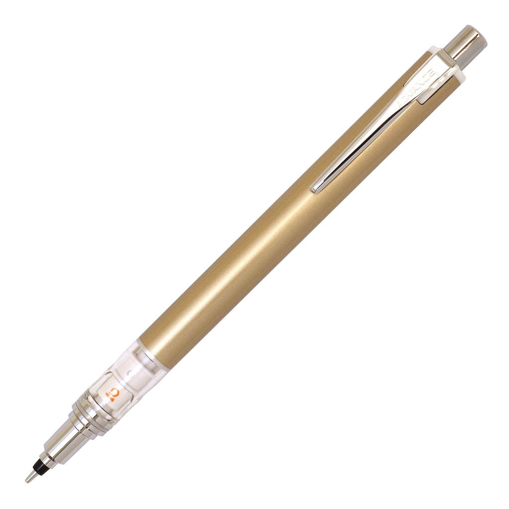Mitsubishi Pencil Advance Mechanical Champagne "Kurutoga" Pencil, 0.5mm, Gold, M5-5591P.