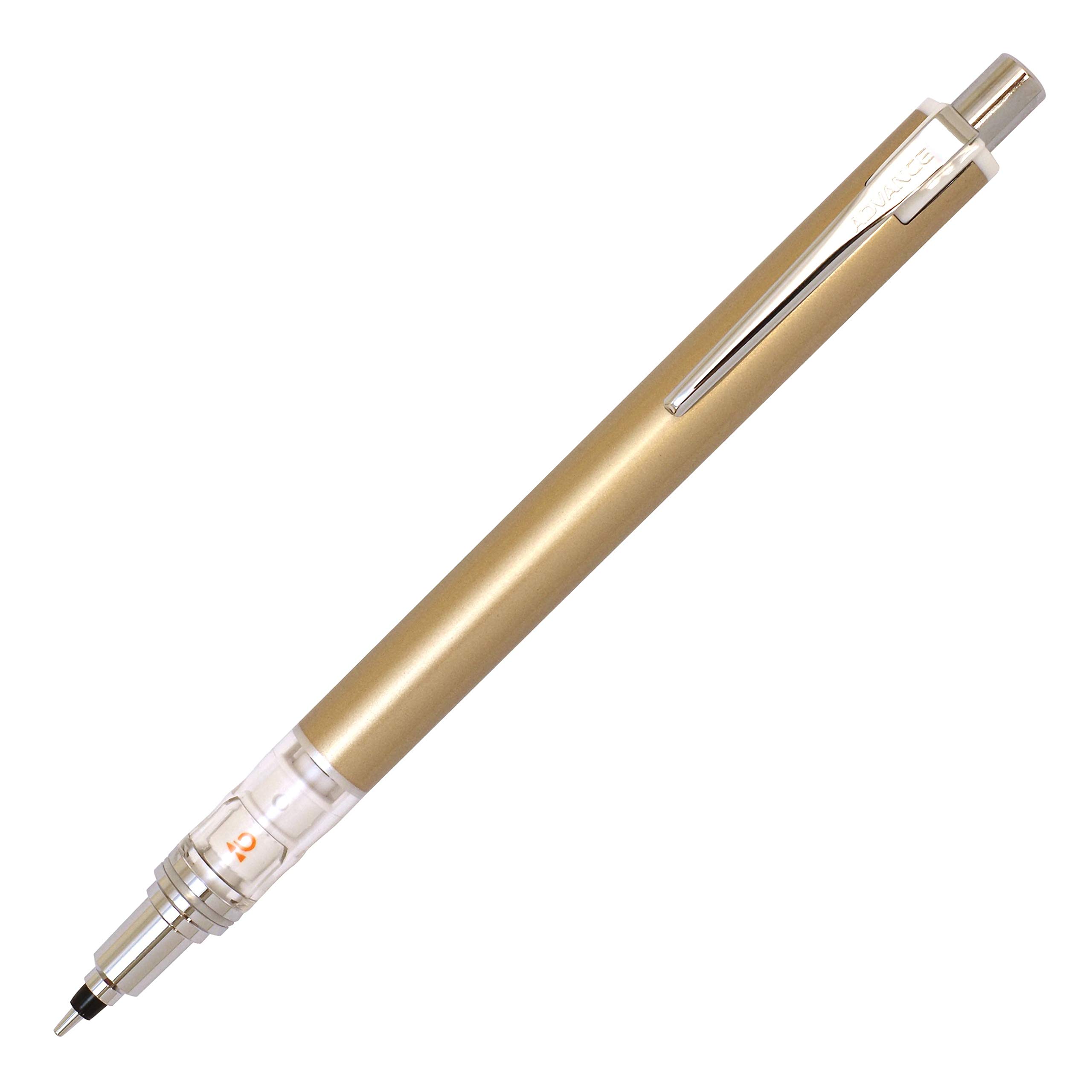 

Mitsubishi Pencil Advance Mechanical Champagne Kurutoga Pencil, 0.5mm, Gold, M5-5591P.