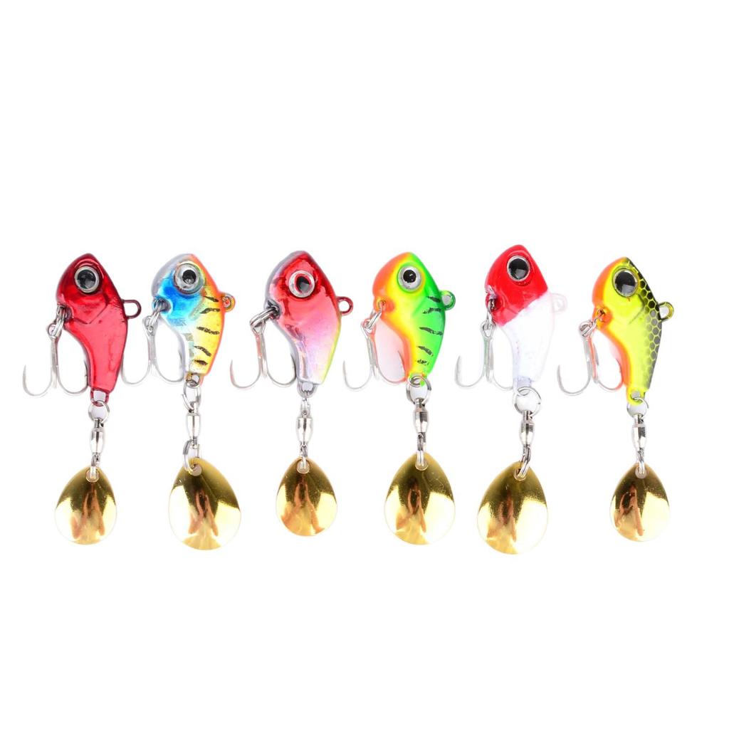 Señuelo VIB Spinner Metálico de Tercera Generación: Equipo de Pesca de Rotación Rápida