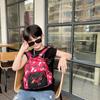 Kids Cartoon Dinosaur Pattern Nylon Backpack With Lightweight Design For School Use