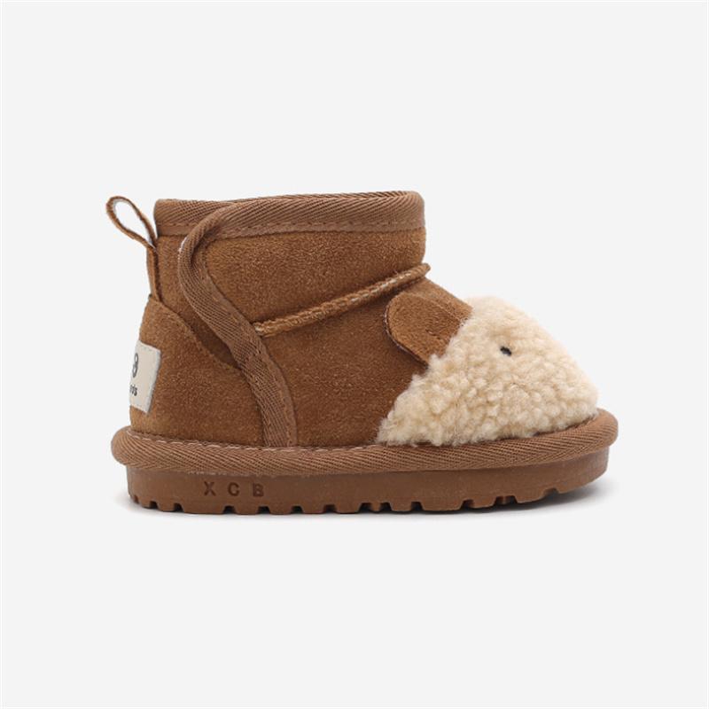 

Baby Snow Boots Cartoon Animal Warm Plush Cute Kids Shoes Soft Sole Toddler Girls Boys Boots 21 верблюд