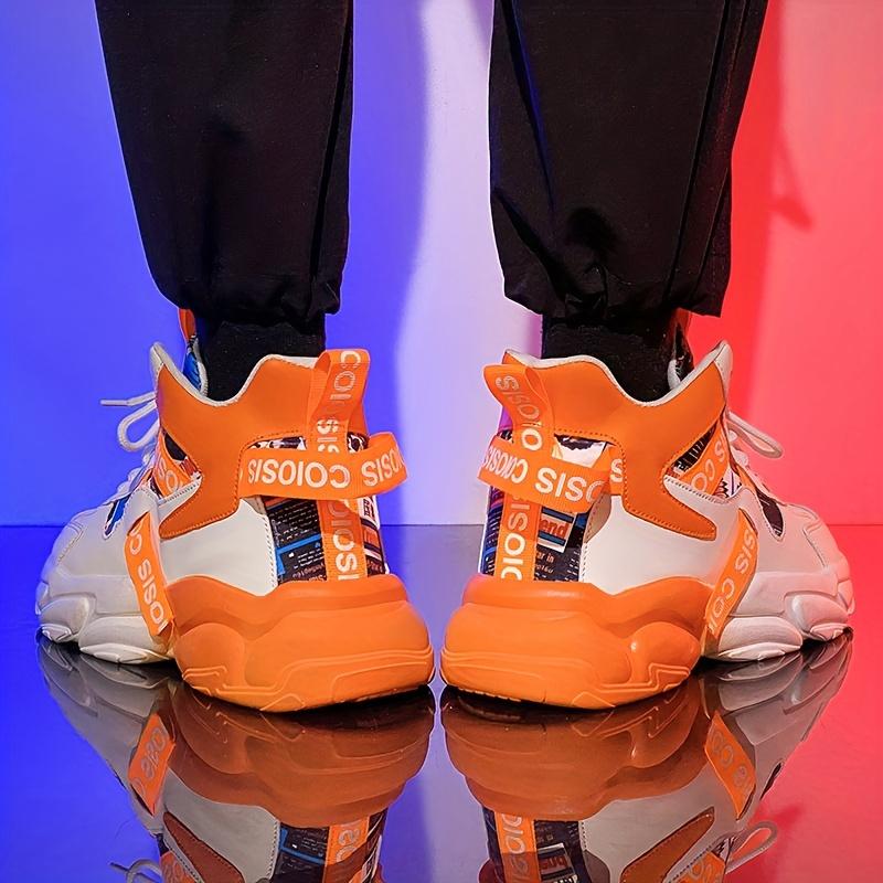 Модные массивные туфли с цветными блоками — фото 7