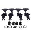 4pcs 2R2L Ukulele String Tuning Pegs Keys 1:24 Gear Ratio for Ukulele Guitar Bass Parts