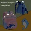 Neoprene Cartoon Whale Anti-Lost Backpack for 4-Year-Olds