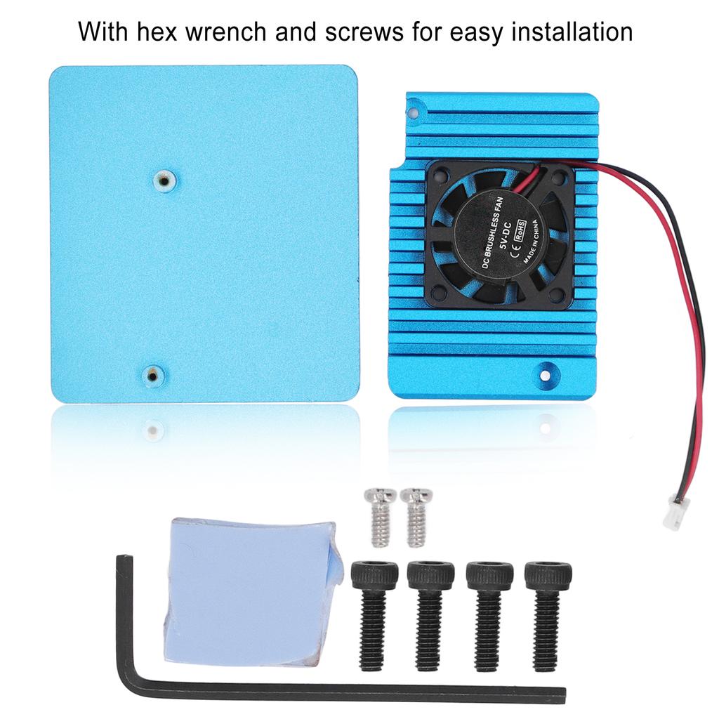 Router Cooling   Set Aluminum Alloy Heat Dissipation Enclosure Kit for Nanopi R2s