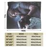 Leon S. Kennedy Video Game Residents Evils 4 Warm Soft Blankets Kids Plush Throw Blanket Funny Flannel Bedspread Sofa Bed Cover