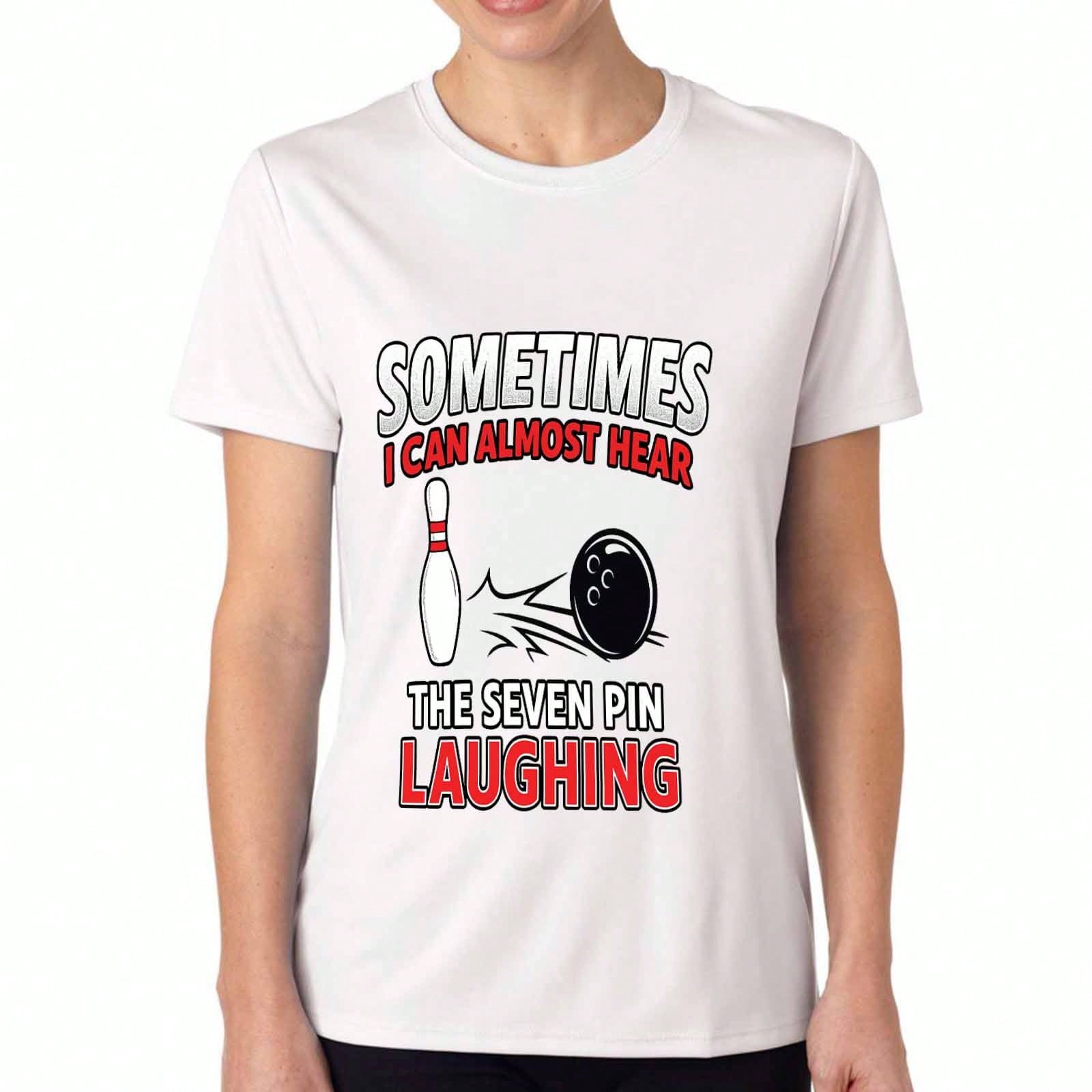 Bowling Roll unisex s Cotton T Shirt, Premium Cotton Print, Durable, Casual Fashion, This Is How I Roll, Bowling Shoes And Pin Graphic, Perfect For Bo S разноцветный