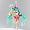 22CM Anime Hatsune Miku adorable girls Cute And Charming pvc Model Doll Figurals Rabbit ears Collect ornaments Xmas Playthings gifts