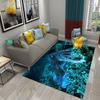 3D Ocean Themed Funny Octopus Carpet For Home Bedroom Decorative Living Room Bathroom Entrance Non-Slip Kitchen Carpet