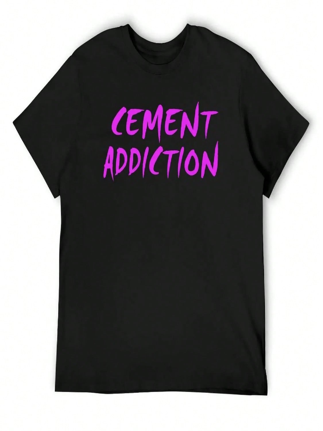 Cement Addiction T-Shirt Anime Shirt Summer Shirt Man T-Shirt Customs Clothes For Men S разноцветный