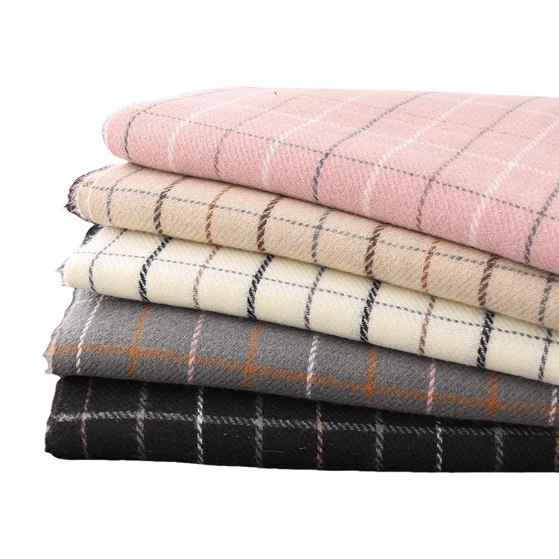 The New Autumn and Winter Maillard Scarf Is A High End Korean Version for Women Versatile for Commuting and Features A Checkered Warm Couple's Neck