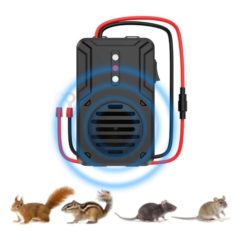 Ultrasonic Mice Repellents with LED Indicator Ultrasonic Mouse  Repellents for Engines Protects Against Rodents & Squirrels