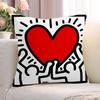 K-Keith Harings Cuscini Decorativi Per Federe Per Divani 40X40 Fodera Per Cuscinsedie A Sdraio In Peluche