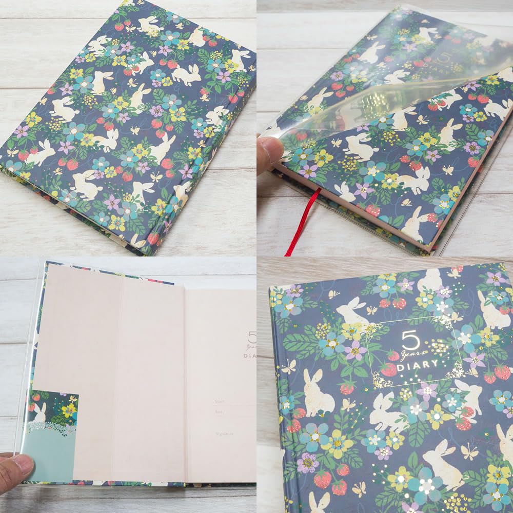 Close-Pin Diary [5-Year Diary] Tomoko Hayashi/Rabbit and Strawberry