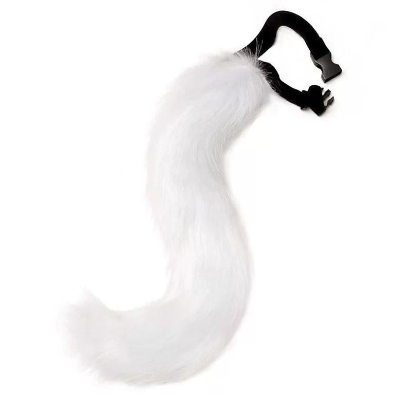 2023 Handmade Cute Fox & Cat Tail Cosplay Suit with Straps - Japanese Cat Girl Accessory