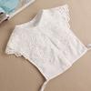 Perfekte Übereinstimmung Weißer Falscher Kragen Spitze Falscher Kragen Hemd Abnehmbare Kragen Für Frauen Falsche Bluse Halsbekleidung Bekleidungszubehör Nep Kragen
