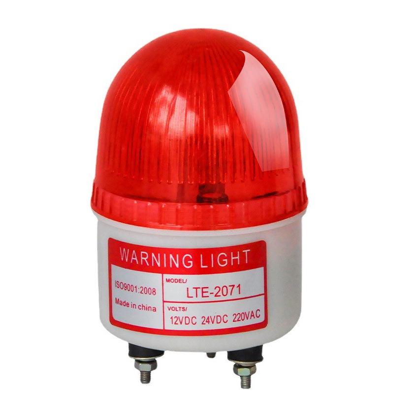 LTE-2071 Industrial Signal Light - Incandescent, Silent, Flashing Warning