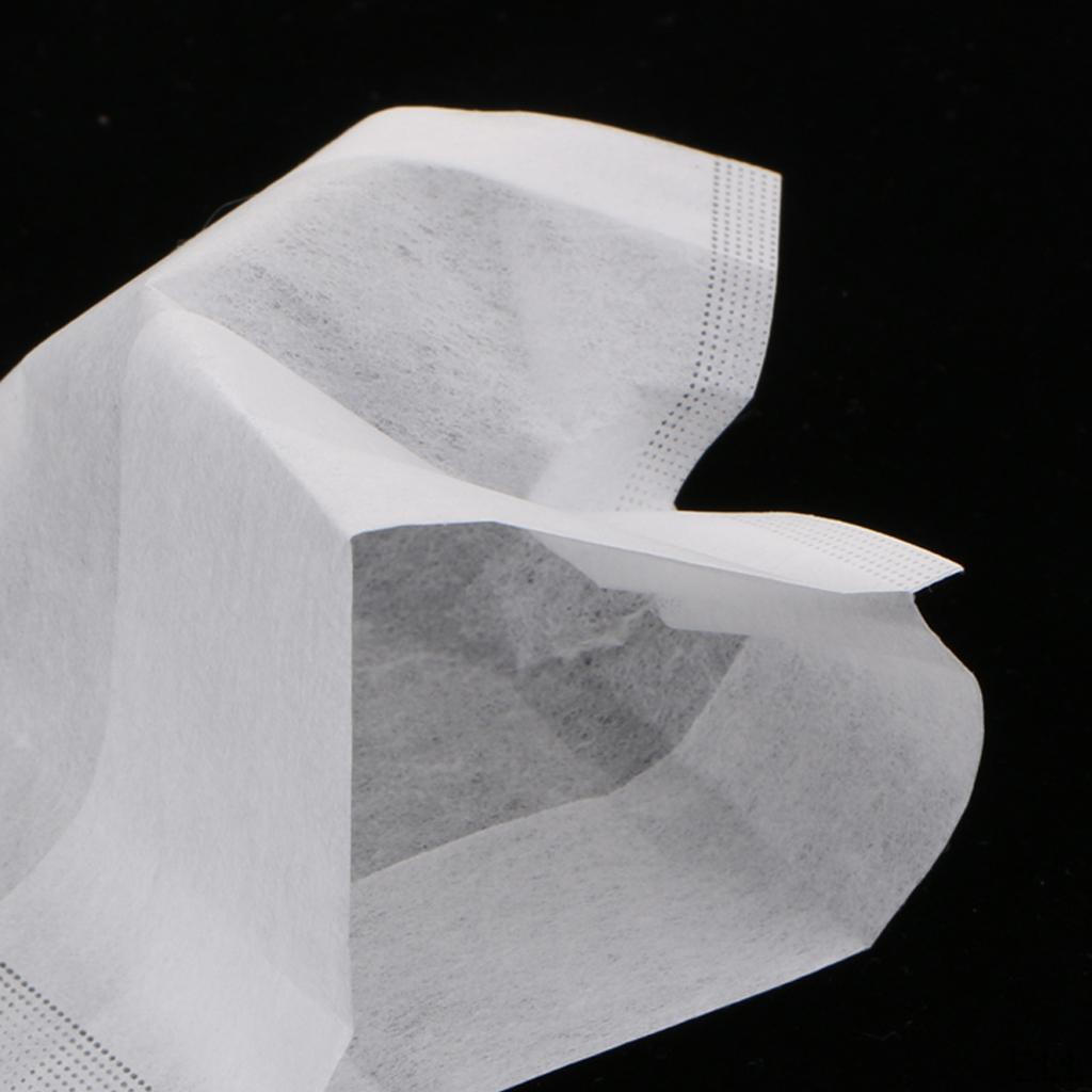 100 Pack Empty Teabags Filter Disposable Tea Infuser Drawstring Loose