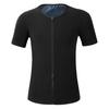 Men's Plus Size Fitness Shapewear Sweat-Inducing Short Sleeve Bodysuit