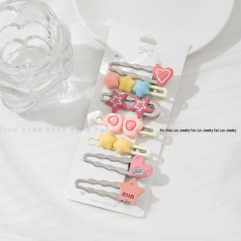 2022 Winter Korean Style Metal Hair Clip for Girls - Trendy Bangs Hairpin and Side Clip Hair Accessories