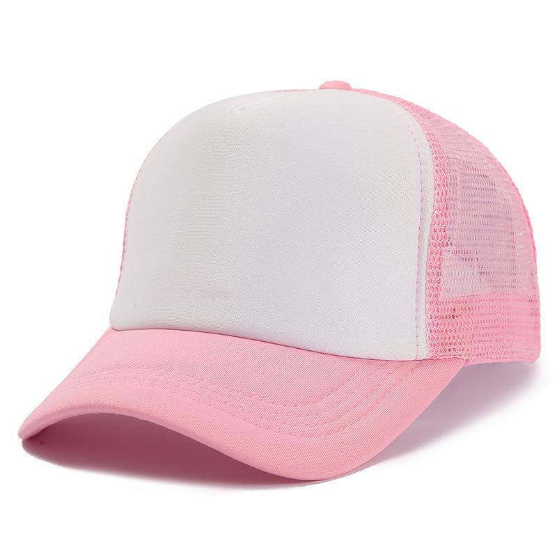Hat Men's Spring Summer Korean Edition Trendy Men's Light Board Mesh Hat Fashion Baseball Hat Versatile Cap Truck Hat Solid Color Women