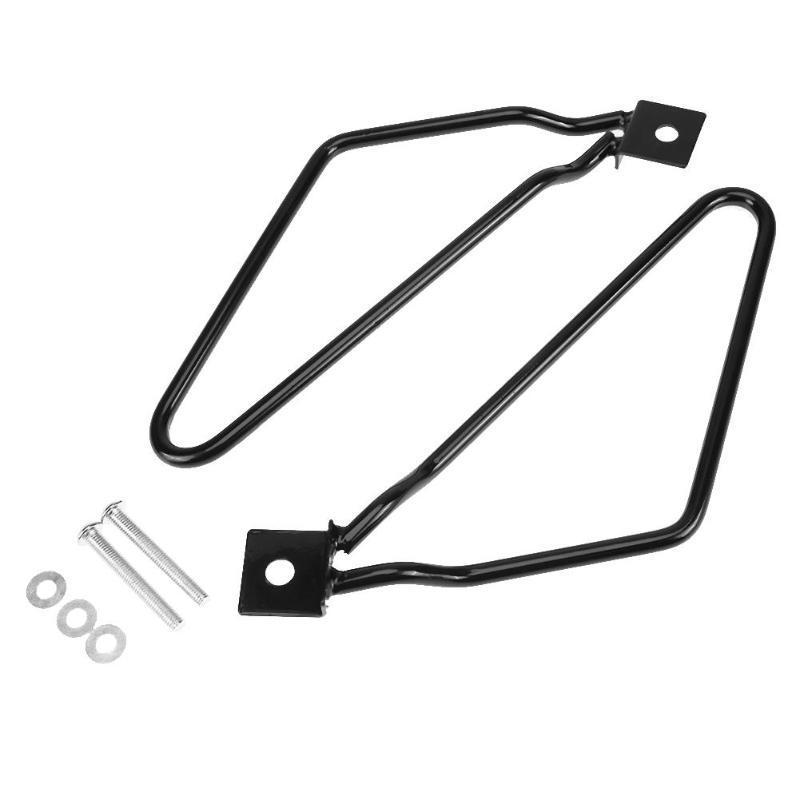 1 Set Motorcycle Saddle Bags Bracket Side Box Protective Rack Compatible For Cruise Dana 883 Modified Parts