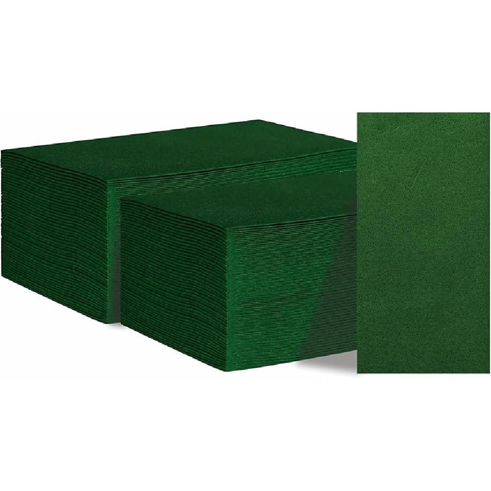 KMAKII Disposable Napkins Burgundy Dinner Napkins Cloth Like Paper Napkins Linen-Feel Guest Towels Paper Hand Towels Hand Napkins For зелёный