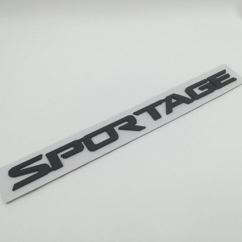 1 pièce 3D ABS SPORTAGE Lettres Coffre arrière Autocollants Emblème badge sticker Décalcomanie style Accessoires