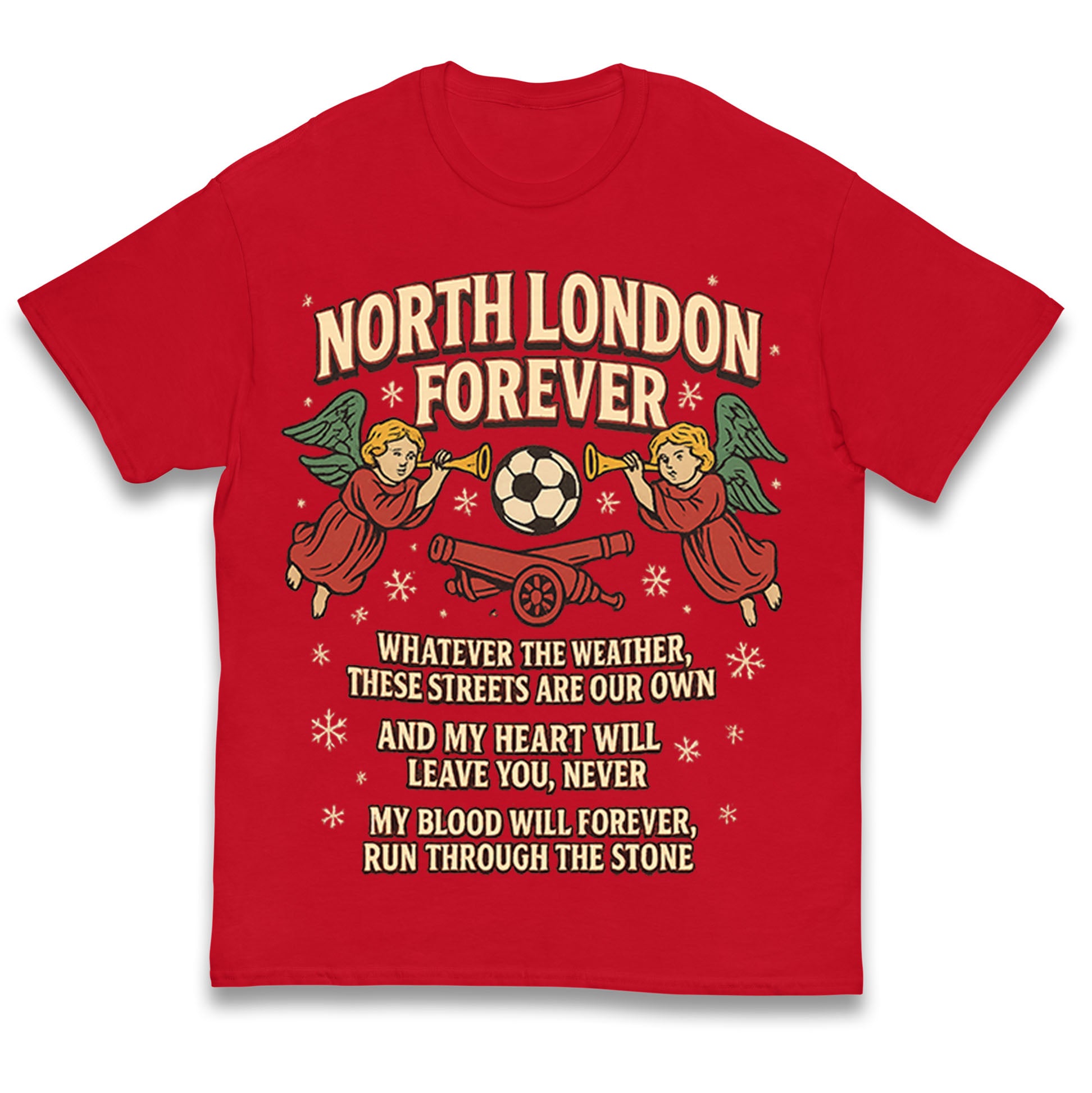 North London Forever Arsenal Christmas Kids T Shirt 130