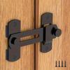 Modern Black Stainless Steel Door Buckle Latch for Pet Cage or Barn Sliding Doors