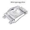 Egg Slicer Various Multi Functional Stainless Steel Egg Slicers Can Cut Soft Food for Practical Quick Household Kitchen Tools 2