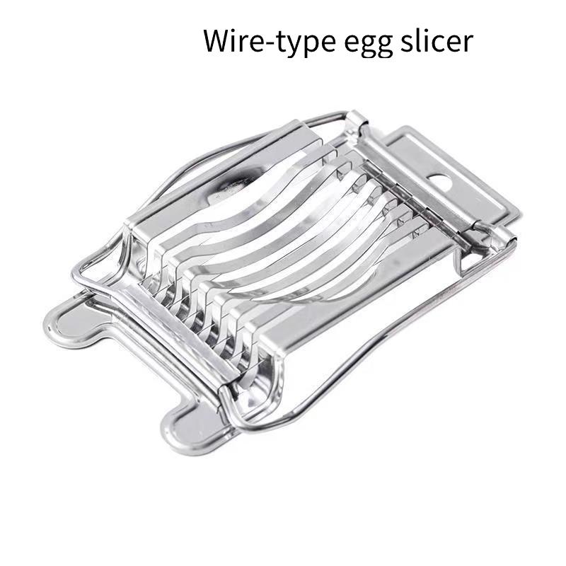 Egg Slicer Various Multi Functional Stainless Steel Egg Slicers Can Cut Soft Food for Practical Quick Household Kitchen Tools 2