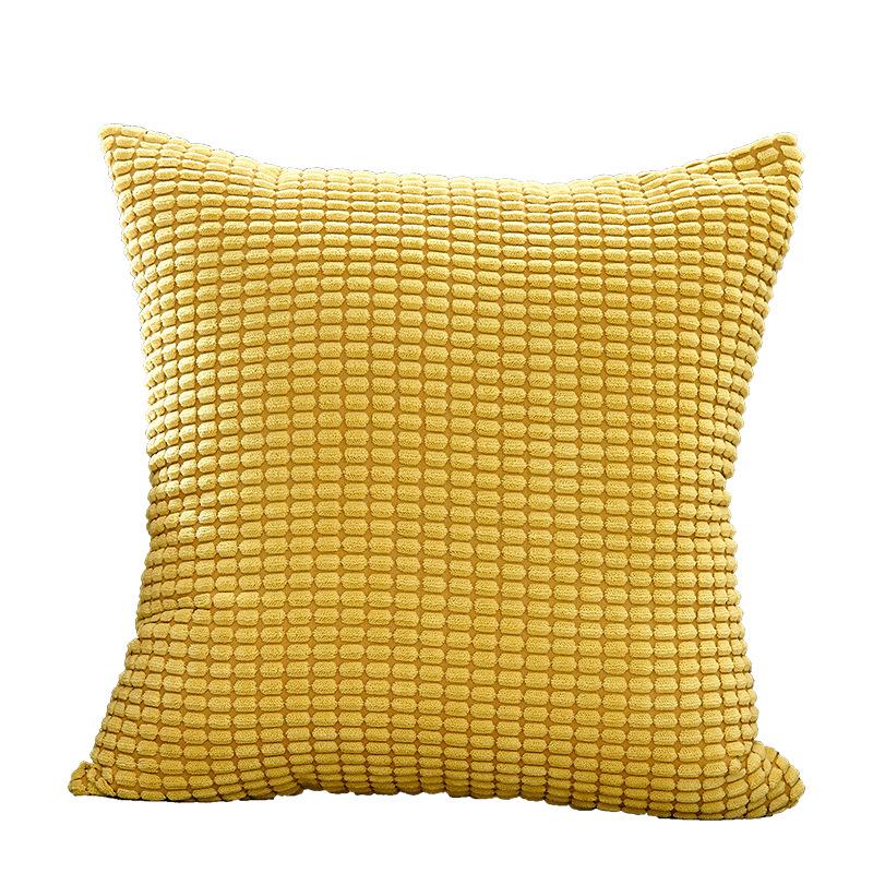 Pillow Cover Corn Velvet Sofa Ins Nordic Cushion Cover Pillow Cover Corduroy Bedroom Sofa Cushion Cushion