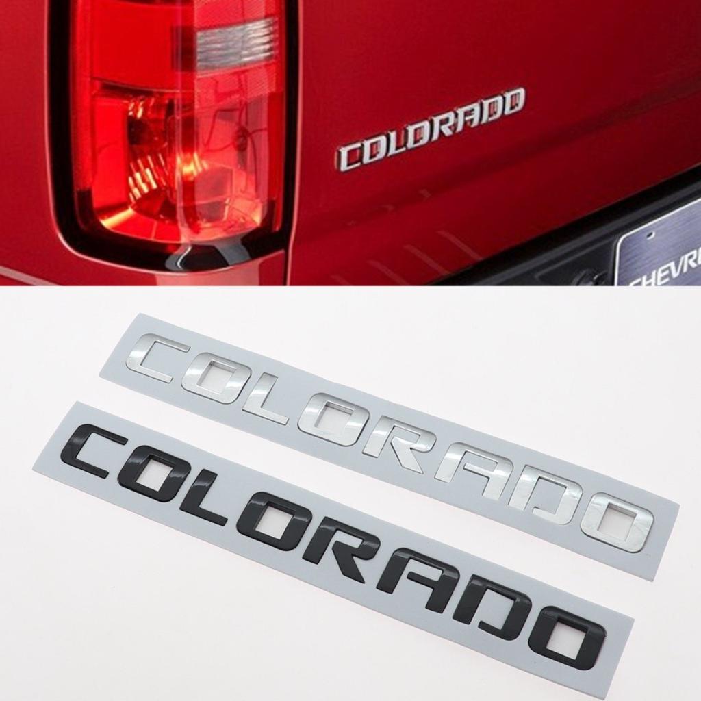 Adesivo Emblema Lettere COLORADO 3D in ABS per Parafango Laterale Decalcomania Accessori Esterni Auto di Alta Qualità