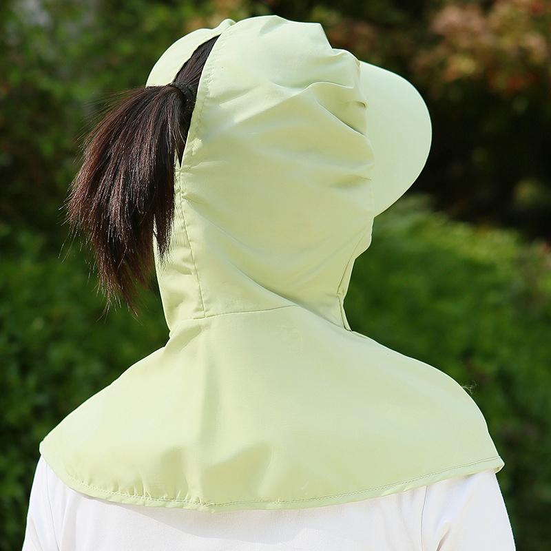 Breathable Women Uv Protection Riding Supplies Rechargeable Wide Brim Neck Cooling Cap Sun Shading Cap Fishing Fan Hat Sun Hat