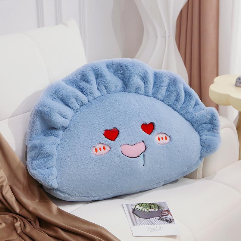 Simulated Dumpling Pillow Plush Toys Creative Dumpling Expression Dolls Cushions On Sofa Bed Pillow Photo Props