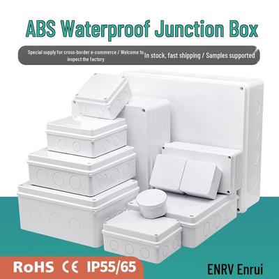 ABS Wasserdichte IP65 Außenverteilerdose | Versiegelter Kunststoffschutz für Klemmen & Stromversorgung