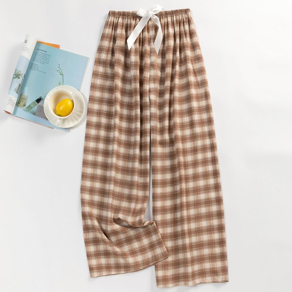 Cotton Silk Pajama Pants for Women, New Summer Style, Thin Cotton Casual Pants, Can Be Worn Outside, Large Size Home Pants