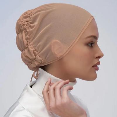 Thin Inner Hijab Caps Muslim Stretch Turban Cap Islamic Underscarf Bonnet Hat Female Headband Turbante Mujer Breathable Turban