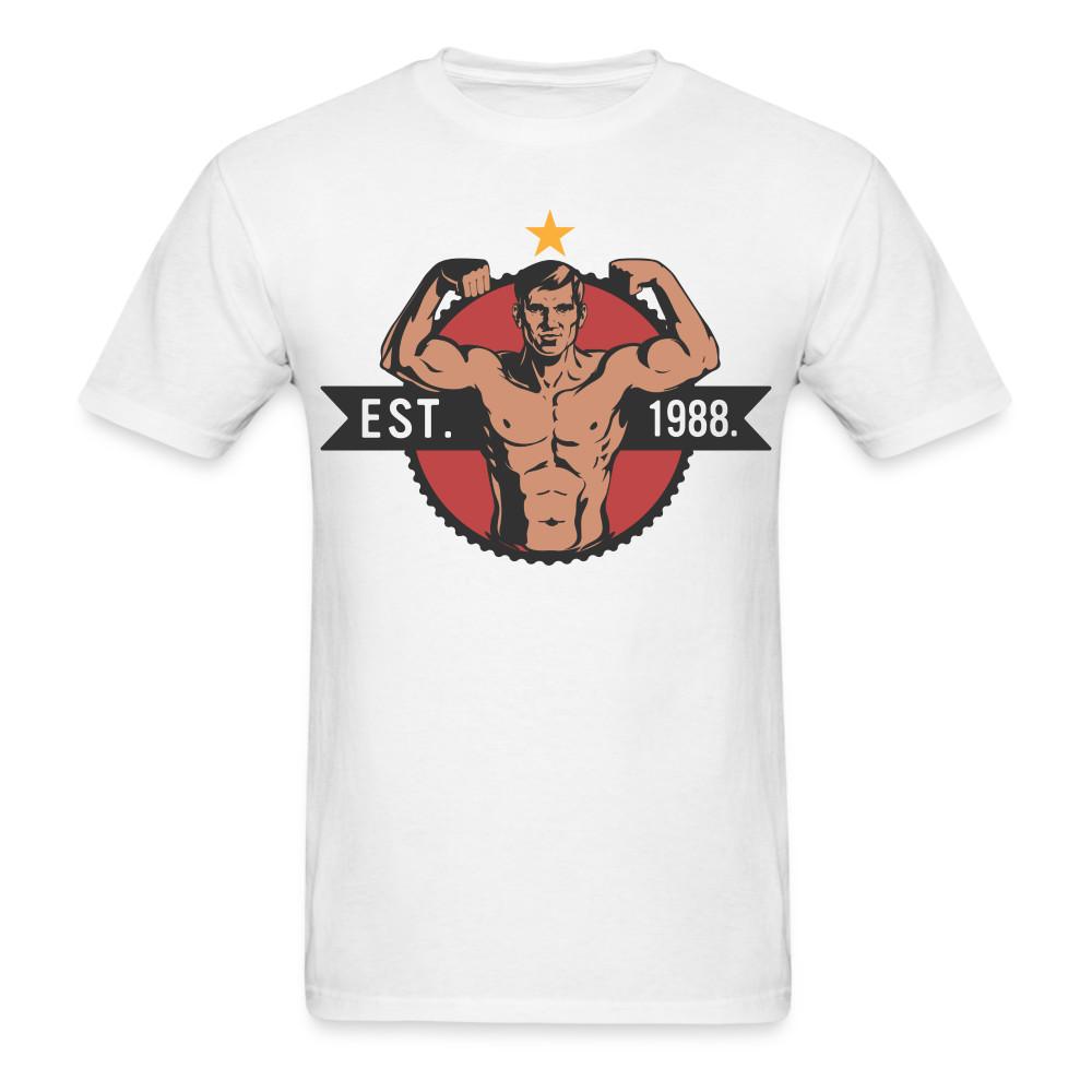 

EST, 1998 logo shirt Gym Fitness T-Shirt size S-6XL S