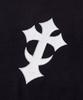 SAINTPAIN Sp Mini Cross Heavyweight Crop Short Sleeve Tee Black