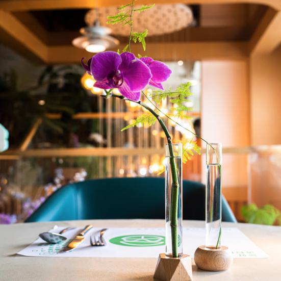Test Tube Vase Glass Hydroponic Vase with Wooden Stand Desktop Transparent Tube Vase for Plants And Cut Flowers Flower Arrangement