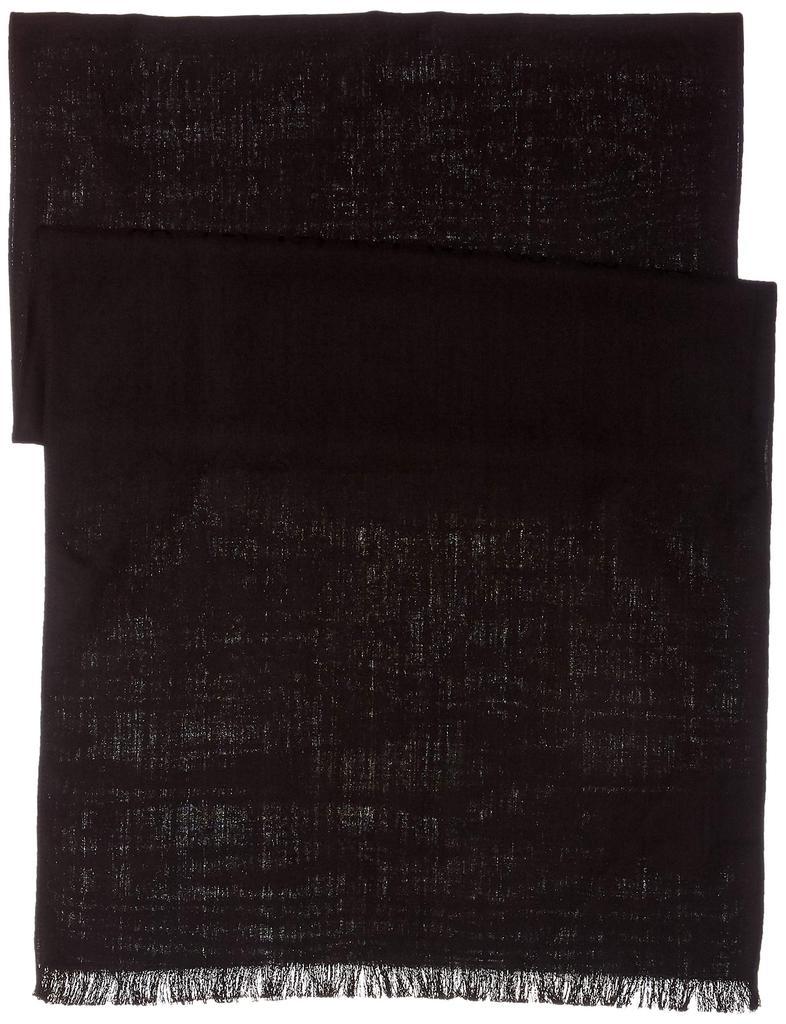 Gucci Scarf 165904 3G646 1000 GG Pattern Scarf Wool Silk Black Japan 70% 30% 45,180 (Free Size) [Used]