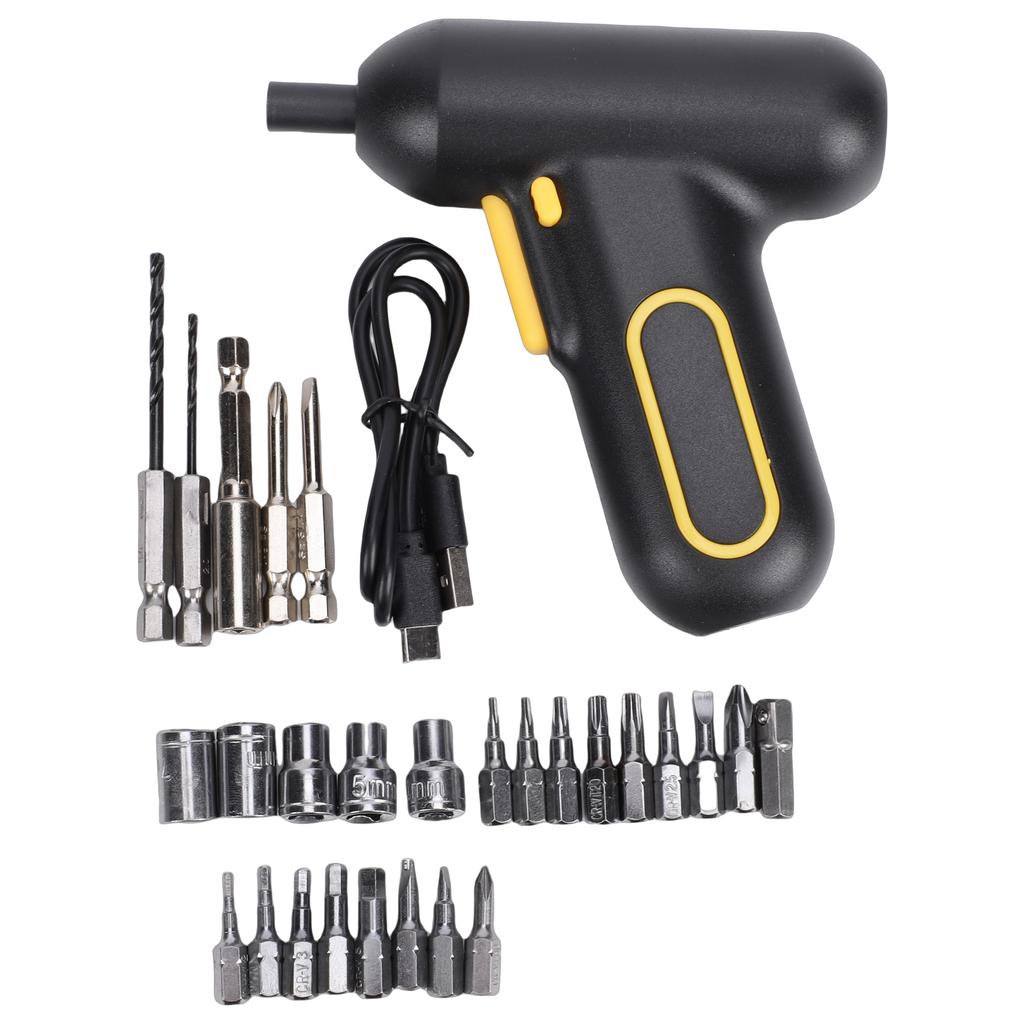 2  Electric Screwdriver, Cordless Drill with Rechargeable Battery and 6     Levels, for   Work On Furniture and Electronics