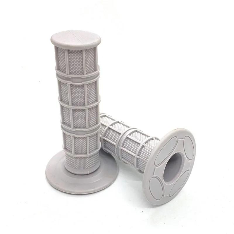 Universal Motorcycle Grips Non Slip Rubber Handle Bar End Grip 7/8" 22mm 24mm Left&Right Motorcycle Handlebar Grip for Motorbike